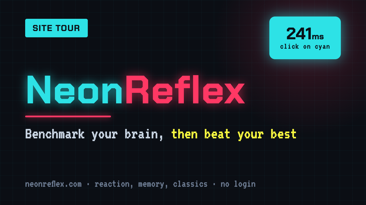NeonReflex site tour